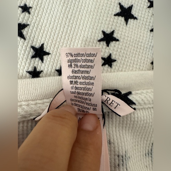 Victoria's Secret Pajama Sleepwear Thermal Top & Cotton Pants Signature - Picture 8 of 9